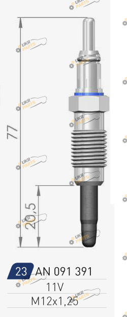 Свеча накаливания A-N PARTS 091 391